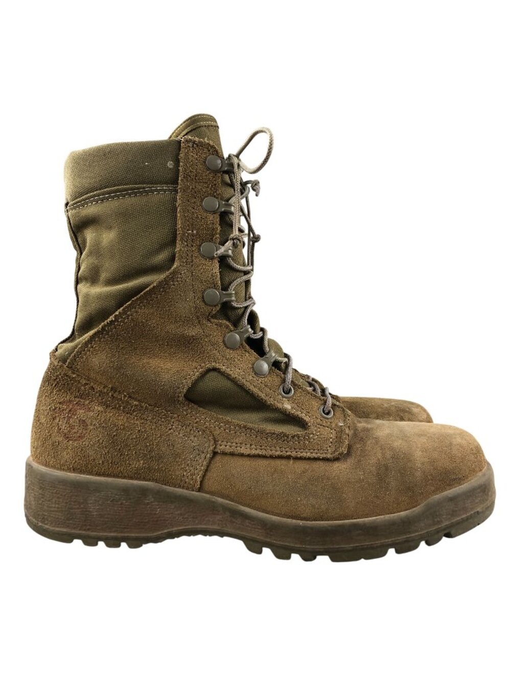 Belleville Men's Size 9.5R 550 ST USMC Hot Weather Steel Toe Brown Boots FAIR